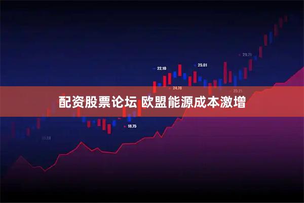 配资股票论坛 欧盟能源成本激增
